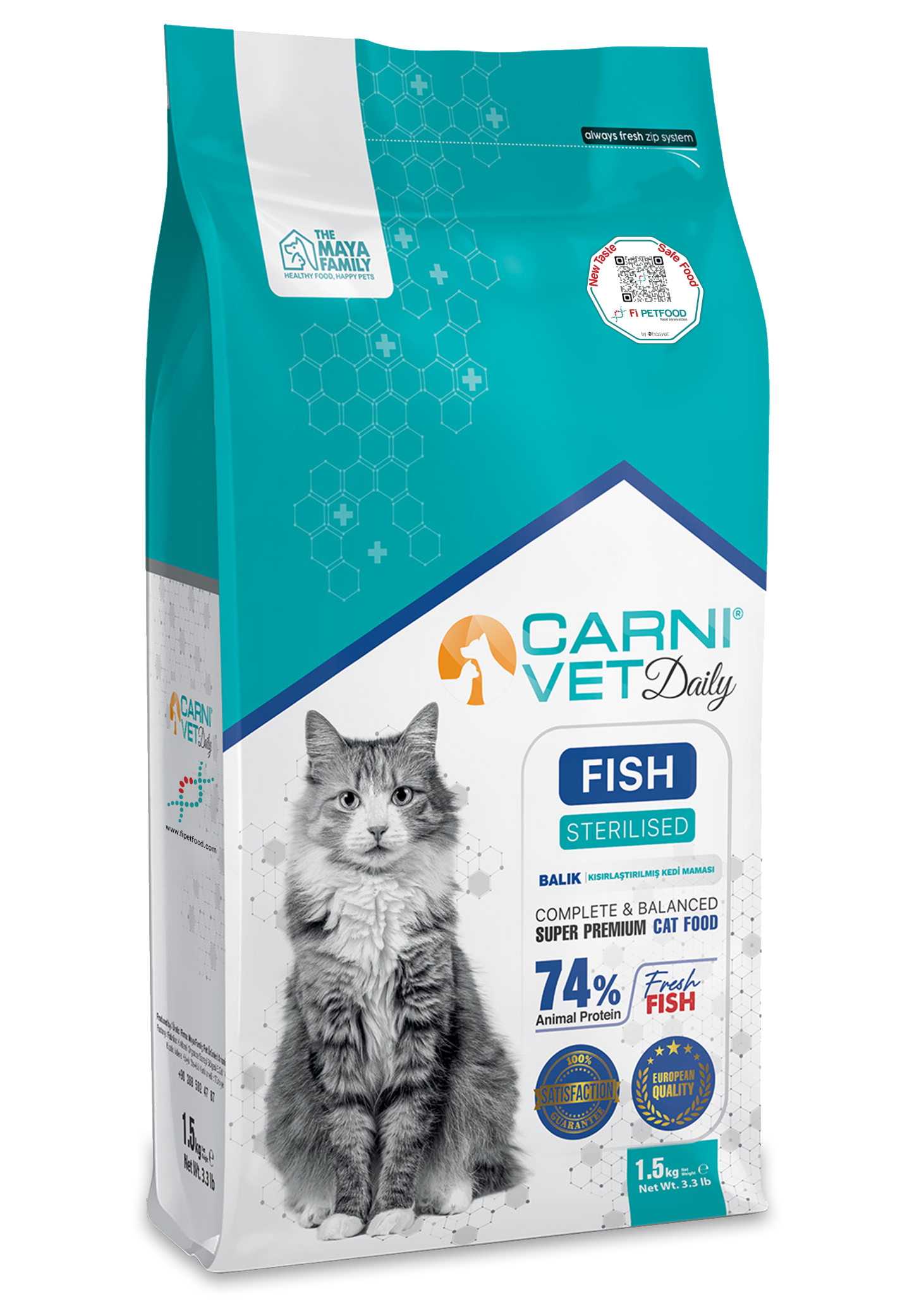 CARNI VET DAILY KEDİ BALIK YETİŞKİN KISIRLAŞTIRILMIŞ 